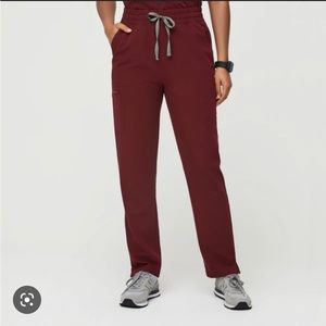 FIGS YOLA PETITE HIGH WAISTED SCRUB PANTS